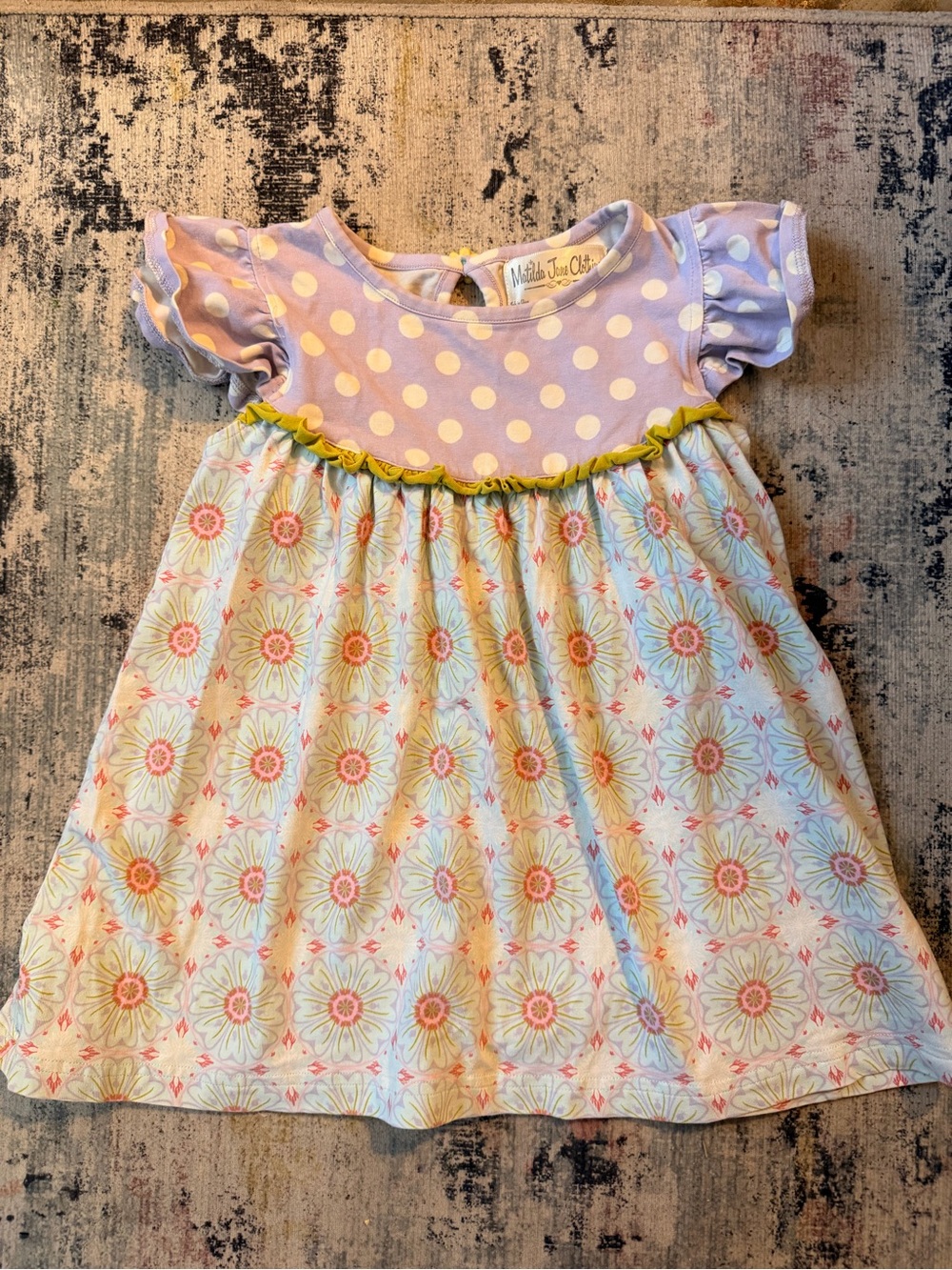 Matilda Jane Cottage Core Floral Girls Dress